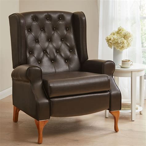 Promo Code Tufted Wingback Recliner Chair